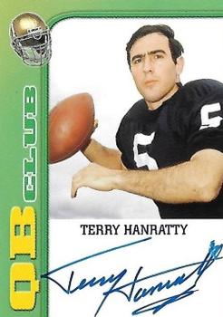 2003-09 TK Legacy Notre Dame Fighting Irish - QB Club Autographs #QB3 Terry Hanratty Front