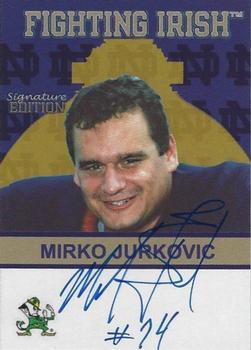 2003-09 TK Legacy Notre Dame Fighting Irish - Fighting Irish Signature Edition #FI66 Mirko Jurkovic Front