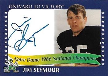 2003-09 TK Legacy Notre Dame Fighting Irish - National Championship Autographs #1966C Jim Seymour Front