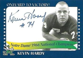 2003-09 TK Legacy Notre Dame Fighting Irish - National Championship Autographs #1966H Kevin Hardy Front