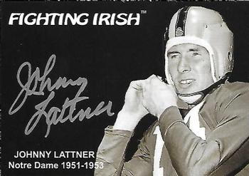 2003-09 TK Legacy Notre Dame Fighting Irish - Silver Signature Autographs #SP2 Johnny Lattner Front