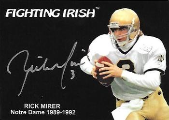 2003-09 TK Legacy Notre Dame Fighting Irish - Silver Signature Autographs #SP5 Rick Mirer Front