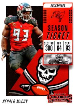 2018 Panini Contenders #9 Gerald McCoy Front