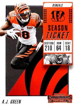 2018 Panini Contenders #79 A.J. Green Front