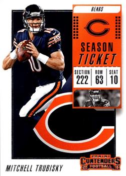 2018 Panini Contenders #81 Mitchell Trubisky Front