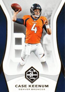 2018 Panini Limited #29 Case Keenum Front