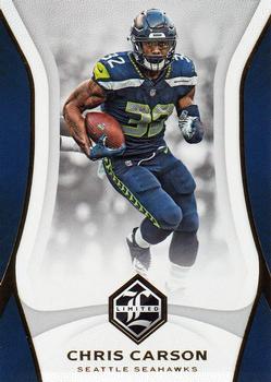 2018 Panini Limited #90 Chris Carson Front