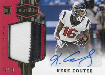 2018 Panini Plates & Patches #213 Keke Coutee Front