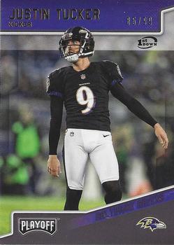 2018 Panini Playoff - 1st Down #19 Justin Tucker Front