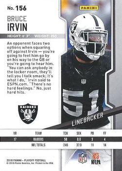 2018 Panini Playoff - 4th Down #156 Bruce Irvin Back