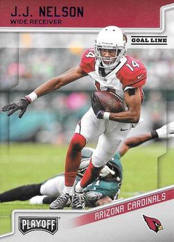 2018 Panini Playoff - Goal Line #5 J.J. Nelson Front