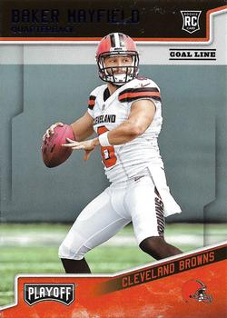 2018 Panini Playoff - Goal Line #202 Baker Mayfield Front