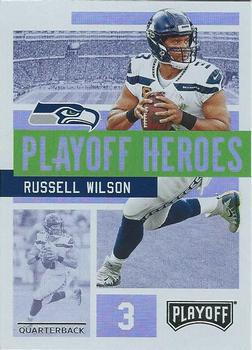 2018 Panini Playoff - Playoff Heroes #2 Russell Wilson Front
