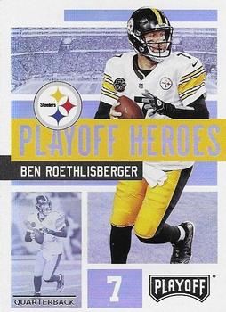 2018 Panini Playoff - Playoff Heroes #3 Ben Roethlisberger Front