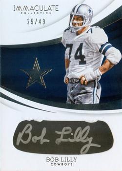2018 Panini Immaculate Collection - Immaculate Eye Black #EYE-BL Bob Lilly Front