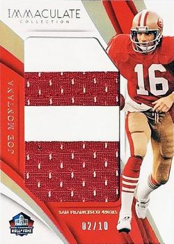 2018 Panini Immaculate Collection - Immaculate HOF Jersey Prime #HOF-12 Joe Montana Front