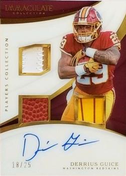 2018 Panini Immaculate Collection - Immaculate Players Collection Autographs #PC-DG Derrius Guice Front