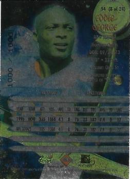 1997 Collector's Edge Excalibur - National Convention #8 Eddie George Back