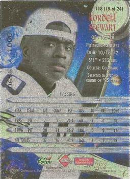 1997 Collector's Edge Excalibur - National Convention #19 Kordell Stewart Back