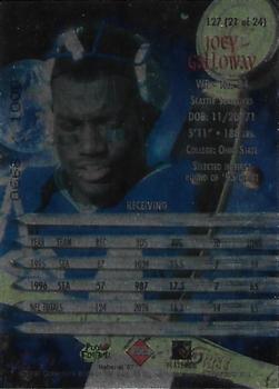 1997 Collector's Edge Excalibur - National Convention #21 Joey Galloway Back