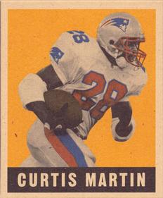 1997 Leaf - Reproductions Promo #7 Curtis Martin Front