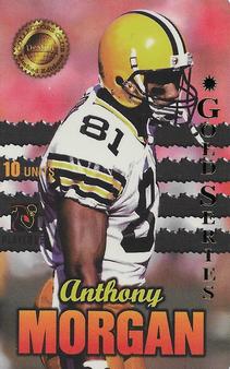 1997 Destiny Telecom Pro Football Elite Series Men of Destiny - Gold Series #37 Anthony Morgan Front