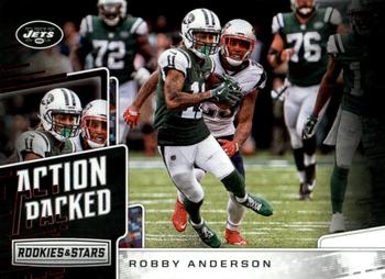 2018 Panini Rookies & Stars - Action Packed #AP-7 Robby Anderson Front