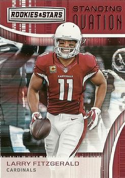 2018 Panini Rookies & Stars - Standing Ovation #S-10 Larry Fitzgerald Front