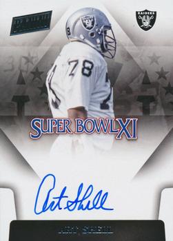 2018 Panini Obsidian - Super Bowl Signatures #SBXI-AS Art Shell Front