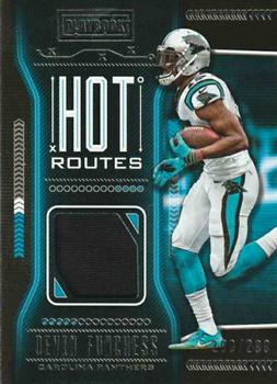 2018 Panini Playbook - Hot Routes Relics #HR-21 Devin Funchess Front