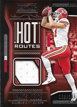 2018 Panini Playbook - Hot Routes Relics #HR-22 Travis Kelce Front