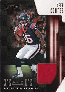 2018 Panini Playbook - X's and O's Jerseys #29 Keke Coutee Front