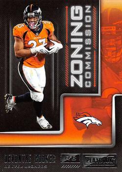 2018 Panini Playbook - Zoning Commission #11 Devontae Booker Front