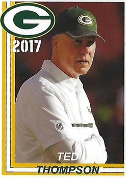 2017 Green Bay Packers Police - J & L Tire Inc., Jefferson County Sheriff's Office #1 Ted Thompson Front