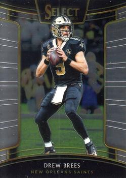 2018 Panini Select #43 Drew Brees Front