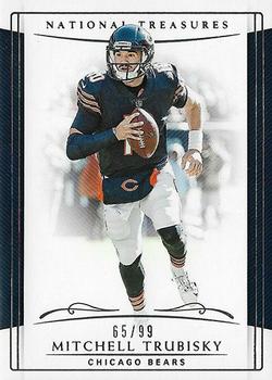 2018 Panini National Treasures #16 Mitchell Trubisky Front