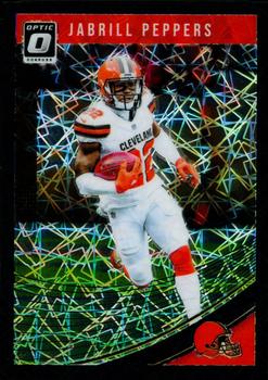 2018 Donruss Optic - Black Velocity #24 Jabrill Peppers Front