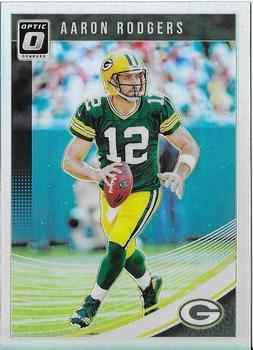 2018 Donruss Optic - Holo #37 Aaron Rodgers Front