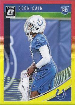 2018 Donruss Optic - Red and Yellow #127 Deon Cain Front