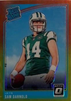 2018 Donruss Optic - Red and Yellow #151 Sam Darnold Front