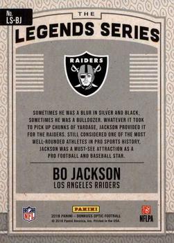 2018 Donruss Optic - Legends Series #LS-BJ Bo Jackson Back