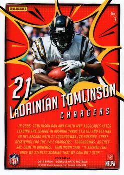 2018 Donruss Optic - MVP #7 LaDainian Tomlinson Back