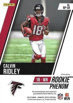 2018 Donruss Optic - Rookie Phenoms #RP-CR Calvin Ridley Back