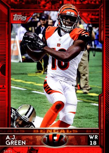 2015 Topps 5x7 - Red 5x7 #6 A.J. Green Front