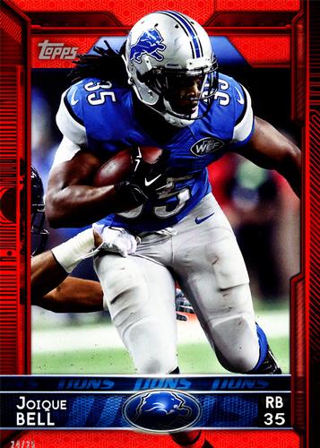 2015 Topps 5x7 - Red 5x7 #7 Joique Bell Front