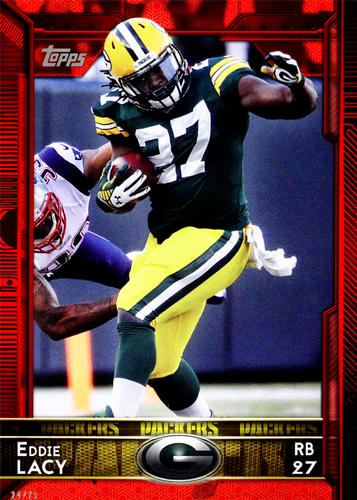 2015 Topps 5x7 - Red 5x7 #10 Eddie Lacy Front
