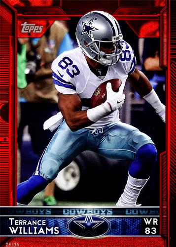 2015 Topps 5x7 - Red 5x7 #18 Terrance Williams Front