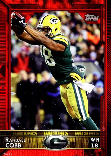 2015 Topps 5x7 - Red 5x7 #20 Randall Cobb Front