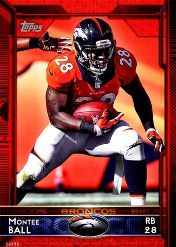 2015 Topps 5x7 - Red 5x7 #23 Montee Ball Front