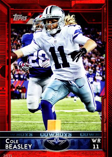 2015 Topps 5x7 - Red 5x7 #34 Cole Beasley Front